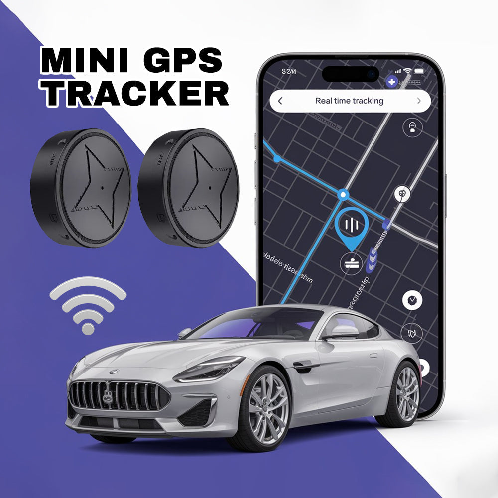 Real-Time Vehicle Tracker with Magnetic Base – Portable GPS Monitoring Device