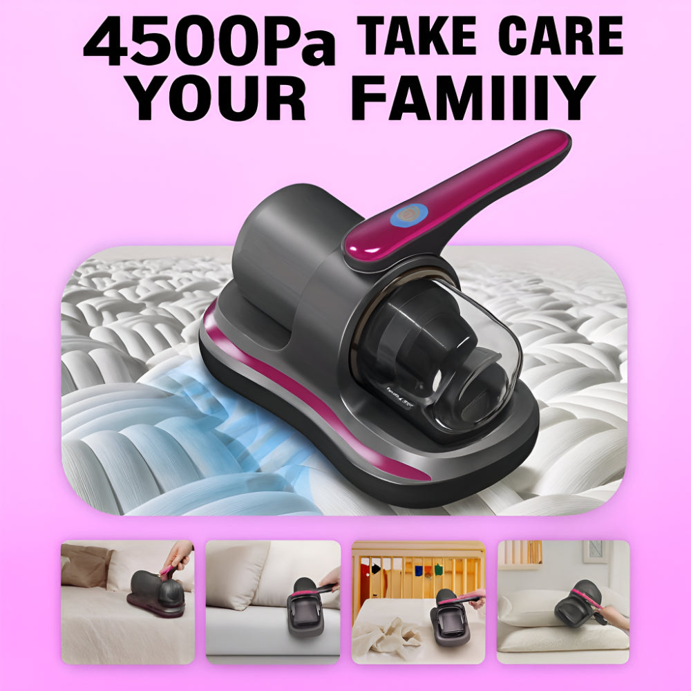 Cordless Handheld Vacuum with USB Charging – Perfect for Upholstery and Mattresses