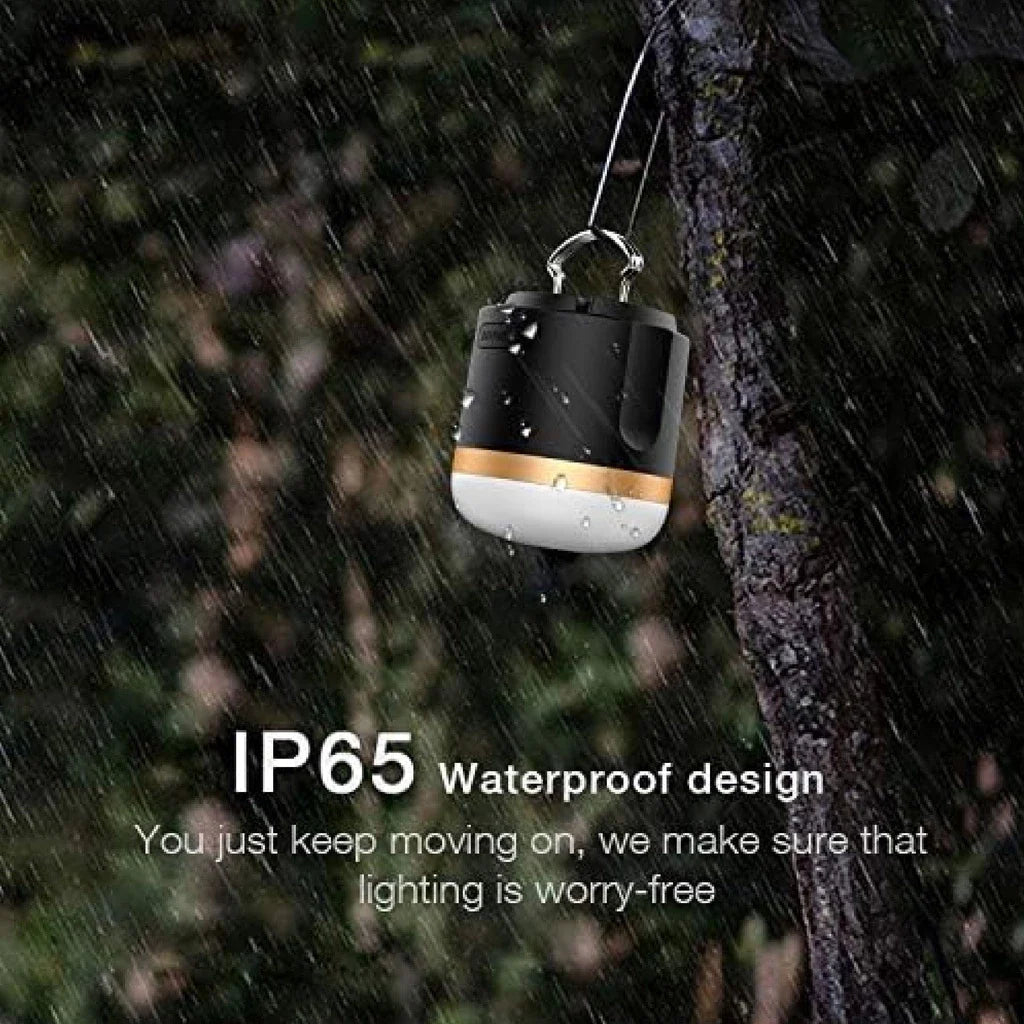 Portable LED Lantern with Power Bank and USB Rechargeable for Camping