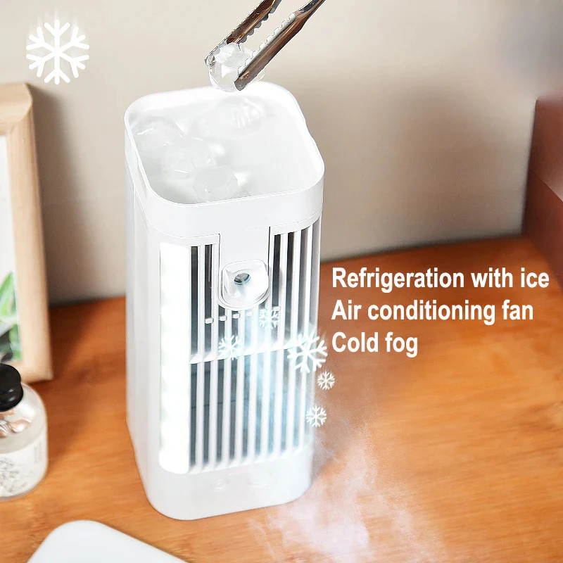 USB Mini Fan with Spray Cooling – Quiet Operation for Instant Relief