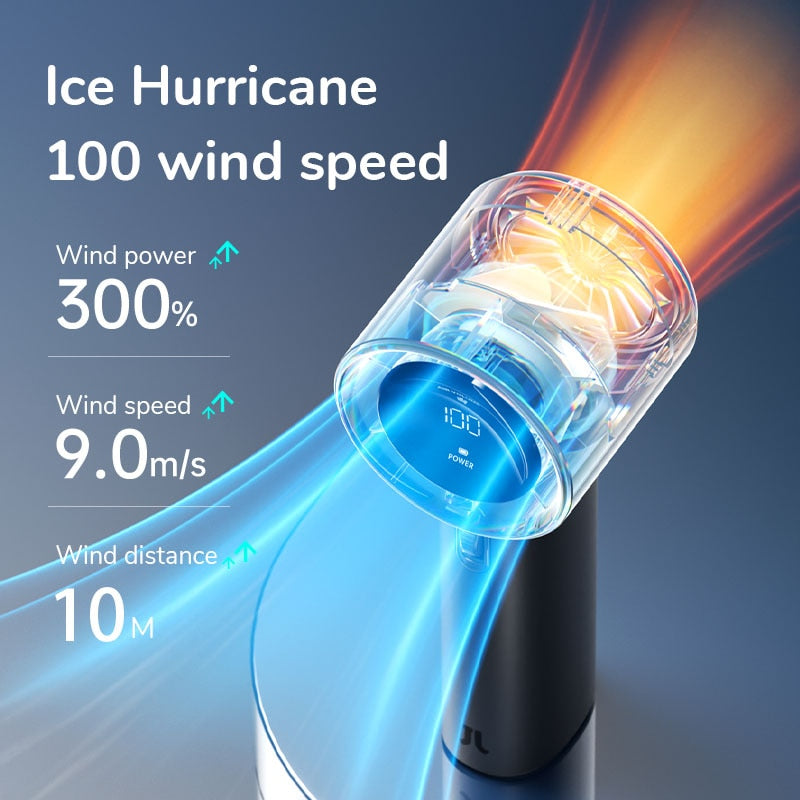Handheld Mini Fan with Digital Screen – Portable Summer Cooling Device