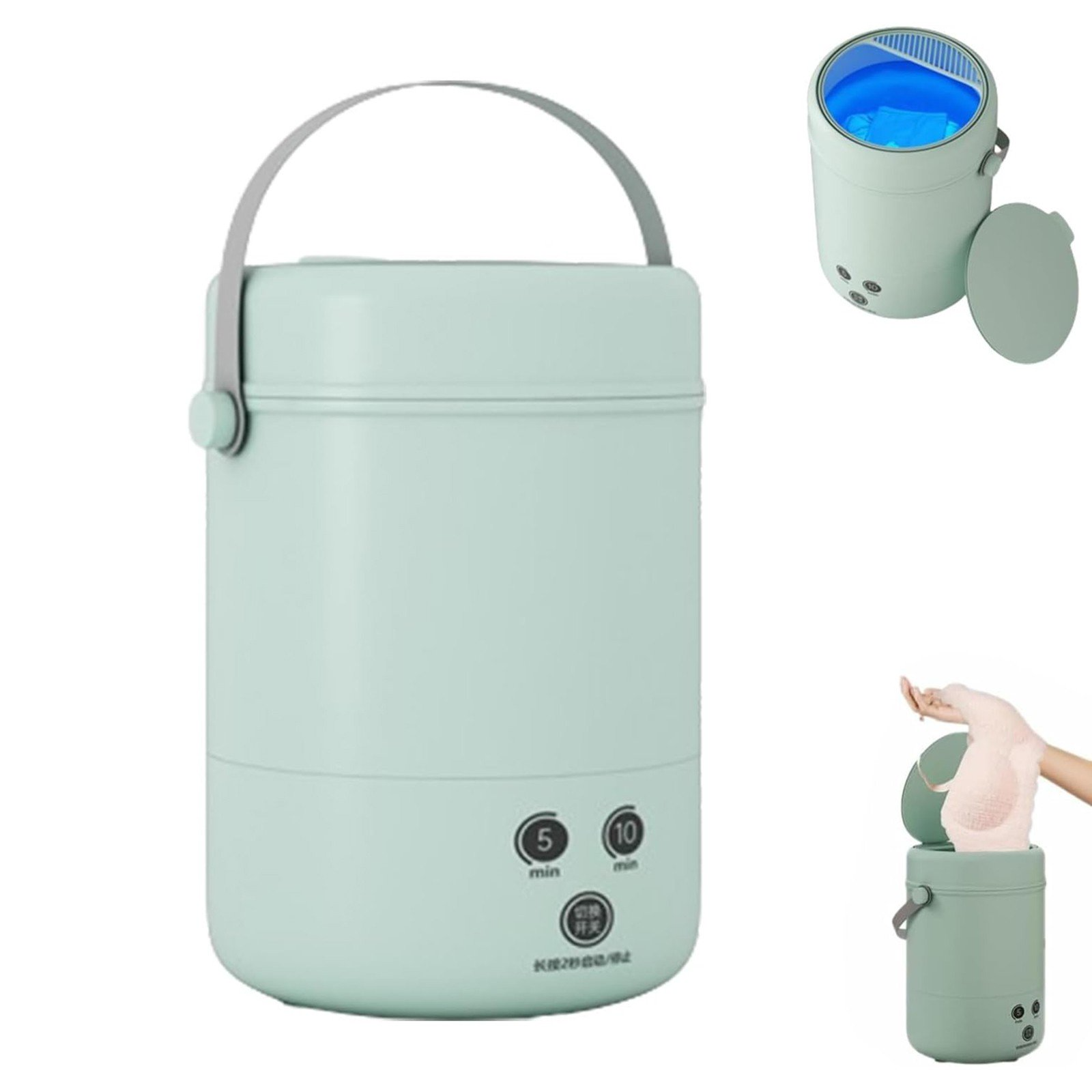 Portable Mini Washer with Fast Wash Settings | Ideal for Delicate Fabrics