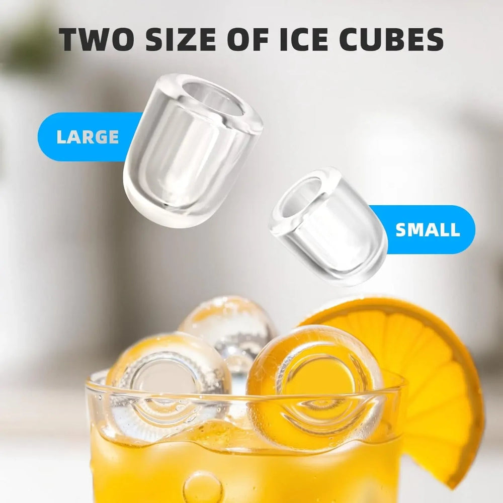 Portable Ice Maker for Home and Outdoor – Quick Ice Production & Self-Cleaning
