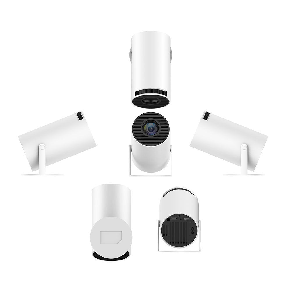 Home Theater Projector with 4K Capability and Integrated Speaker
