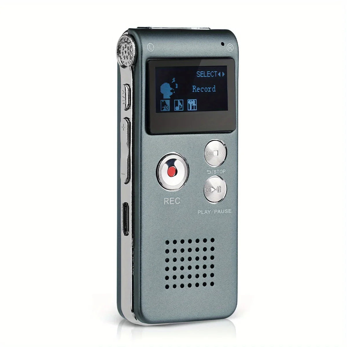 Portable Voice Activated Audio Recorder with High-Quality Capture