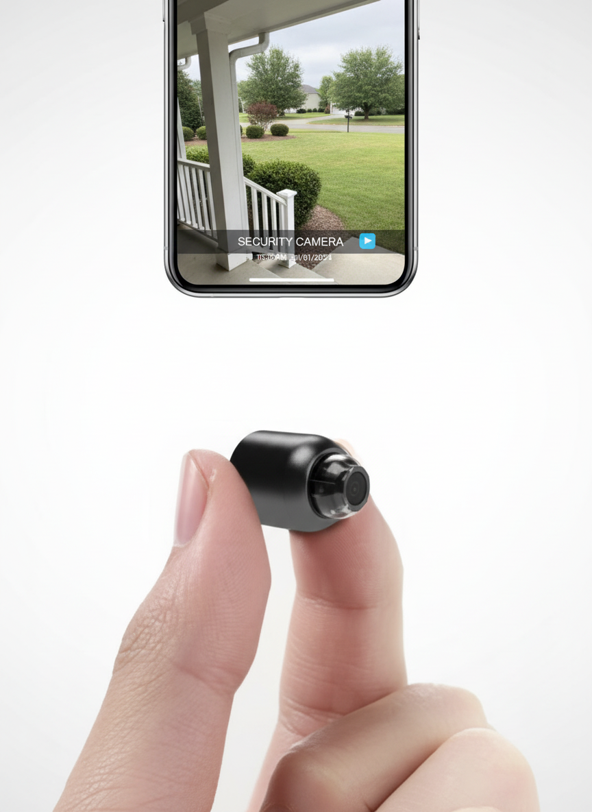 Wireless Home Security Camera with Night Vision and Motion Detection