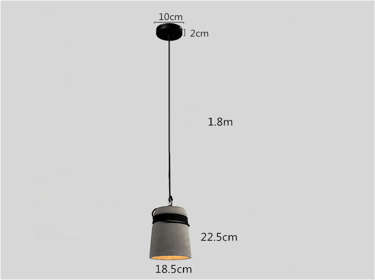 Taavita Pendant Light with Hemp Rope - Unique Single Head Lamp - Kitchen Island Hanging Light