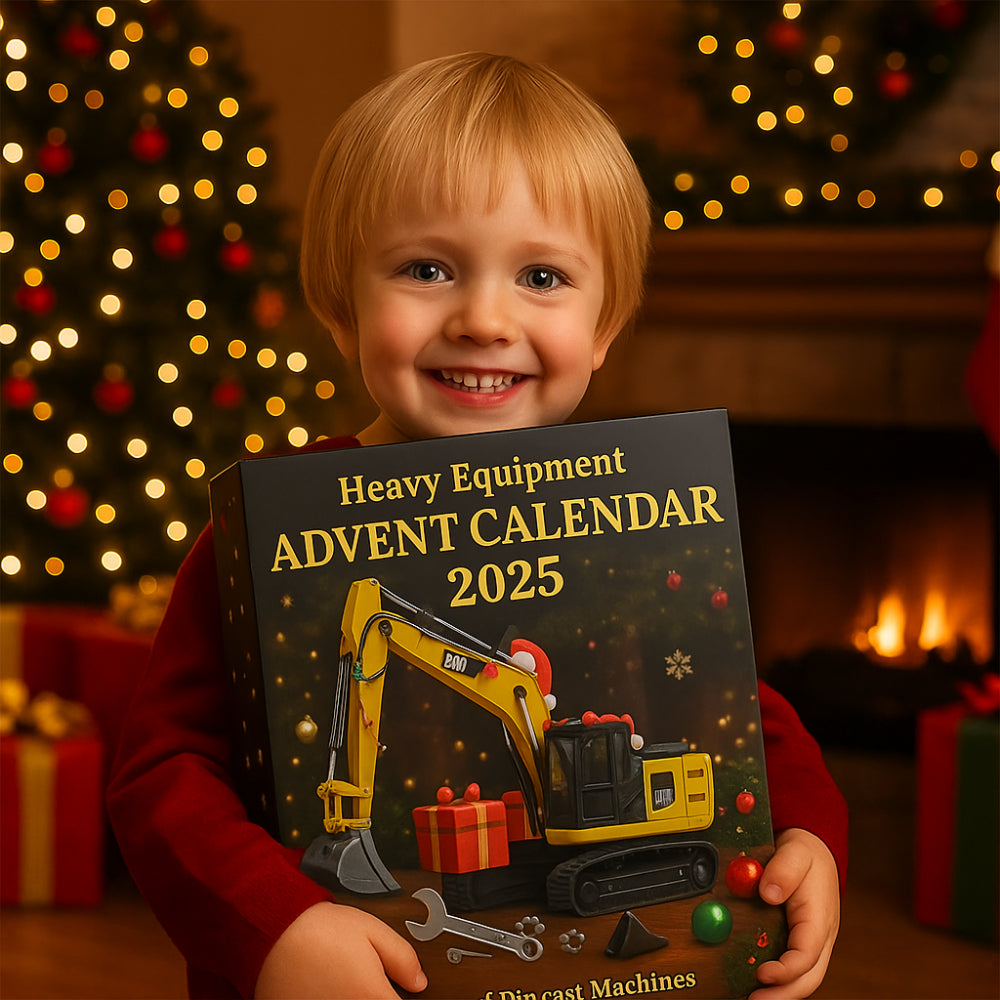 Festive Countdown with 24 Mini Construction Vehicles