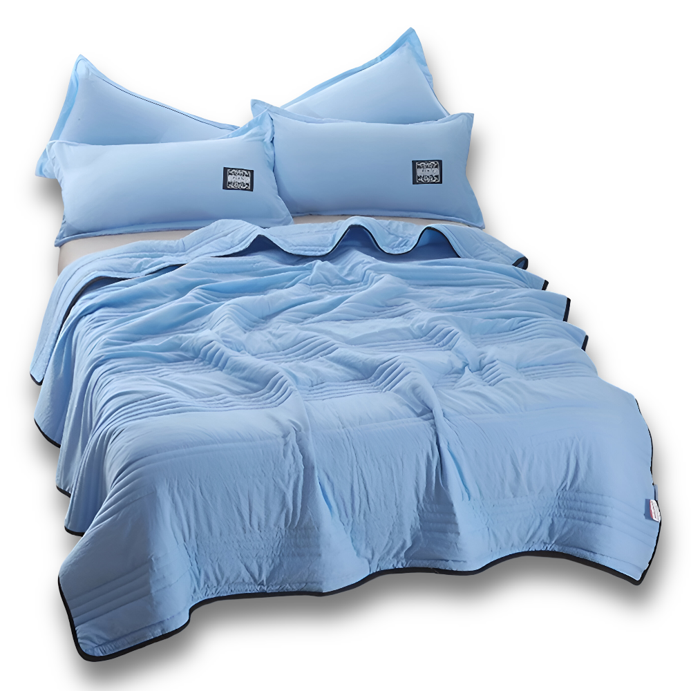 Breathable Summer Blanket with Cool Touch and Heat Dissipation Technology