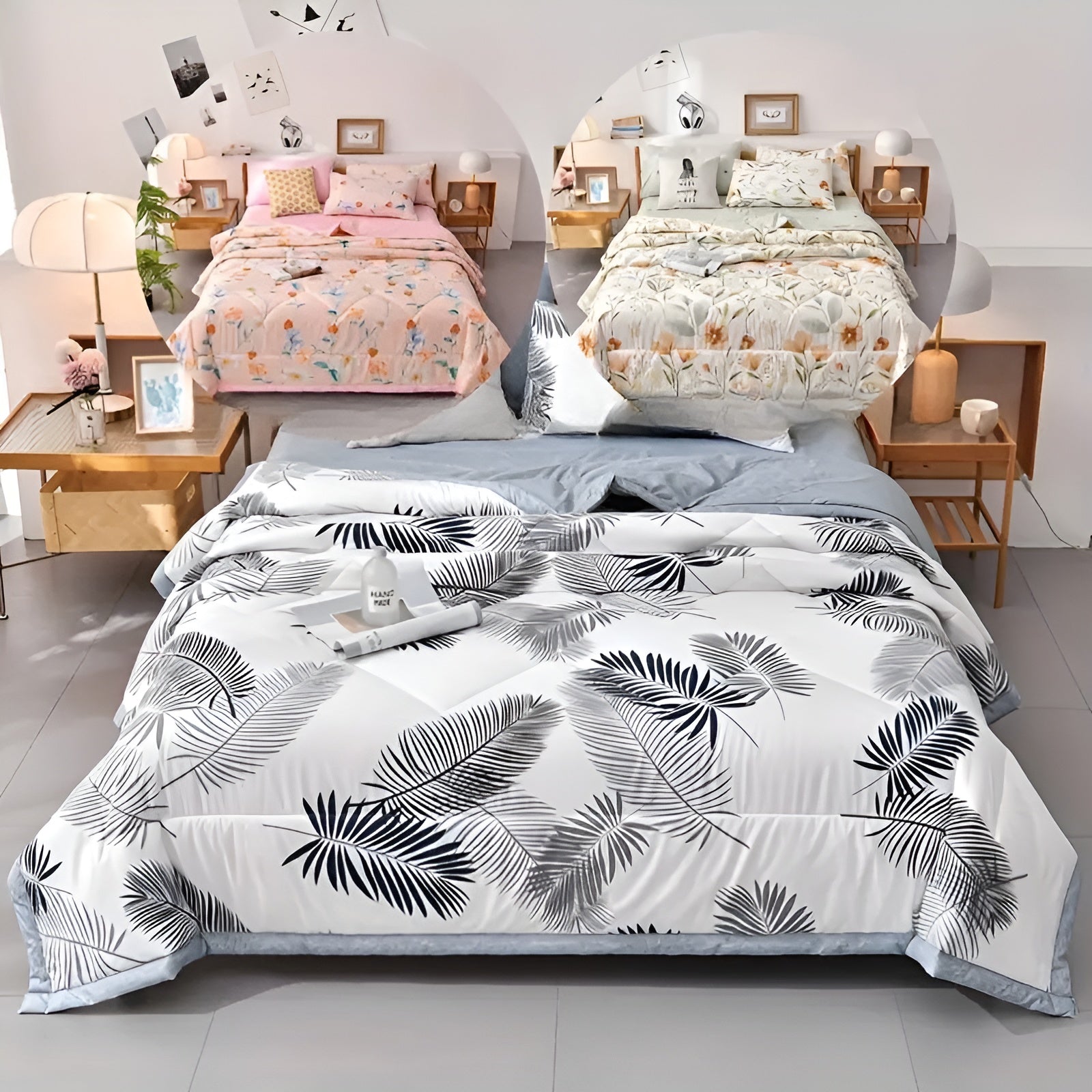 Lightweight Cooling Bed Blanket Made of Soft Cotton – Breathable for Warm Sleepers