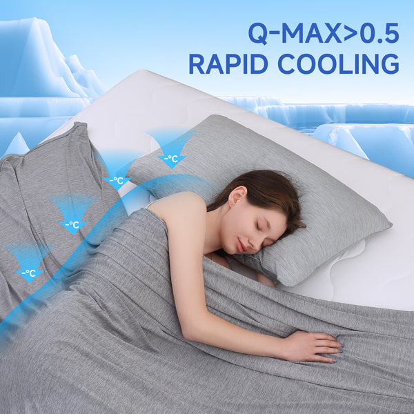 Bedding Set with Breathable Cotton and Cooling Technology for All Seasons