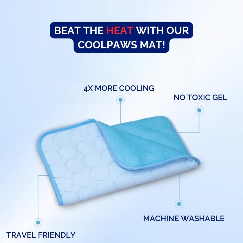 Portable Cooling Pad for Dogs - Lightweight Pressure-Activated Bed