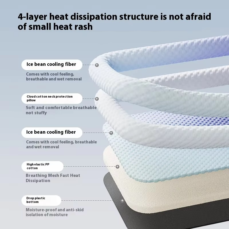 Lightweight Portable Pet Bed for Dogs and Cats – Breathable Ice Silk Fabric for Summer