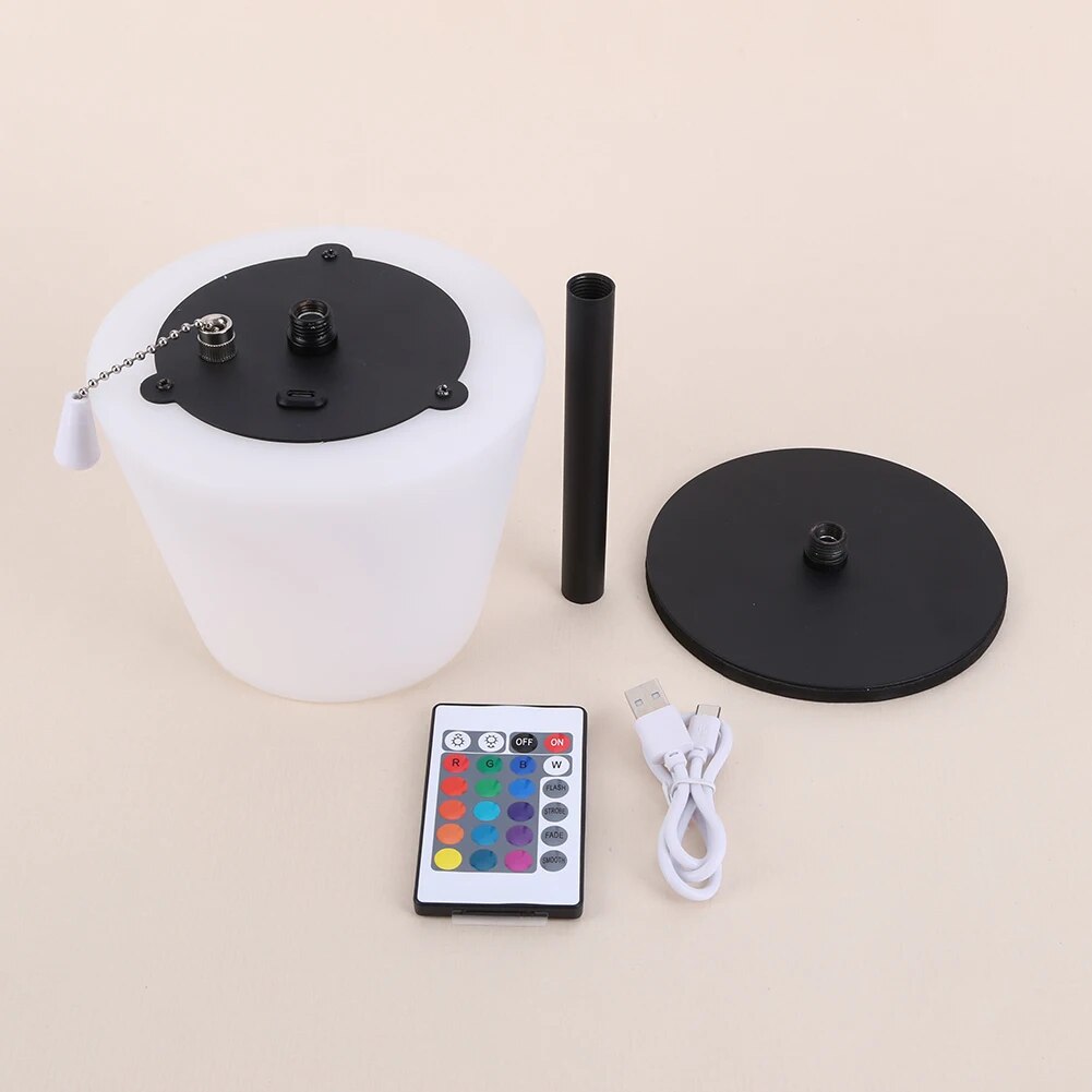 Wireless LED Table Lamp with Customizable Brightness – Rechargeable Light