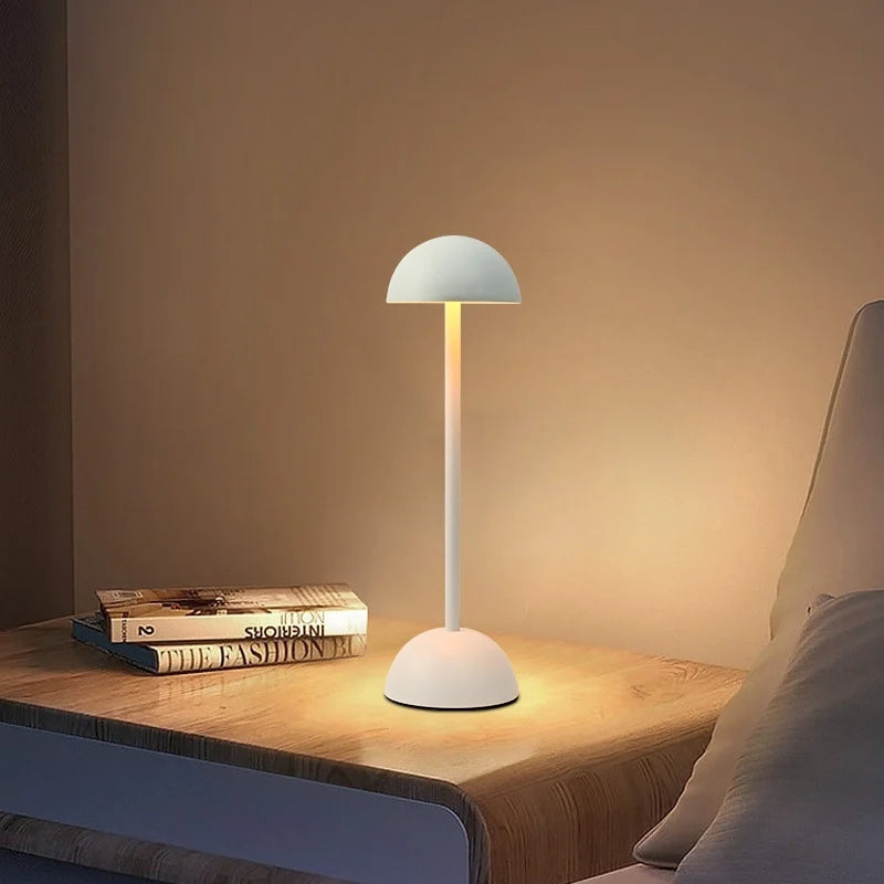 Portable Scandinavian-Inspired Table Lamp with Adjustable Light