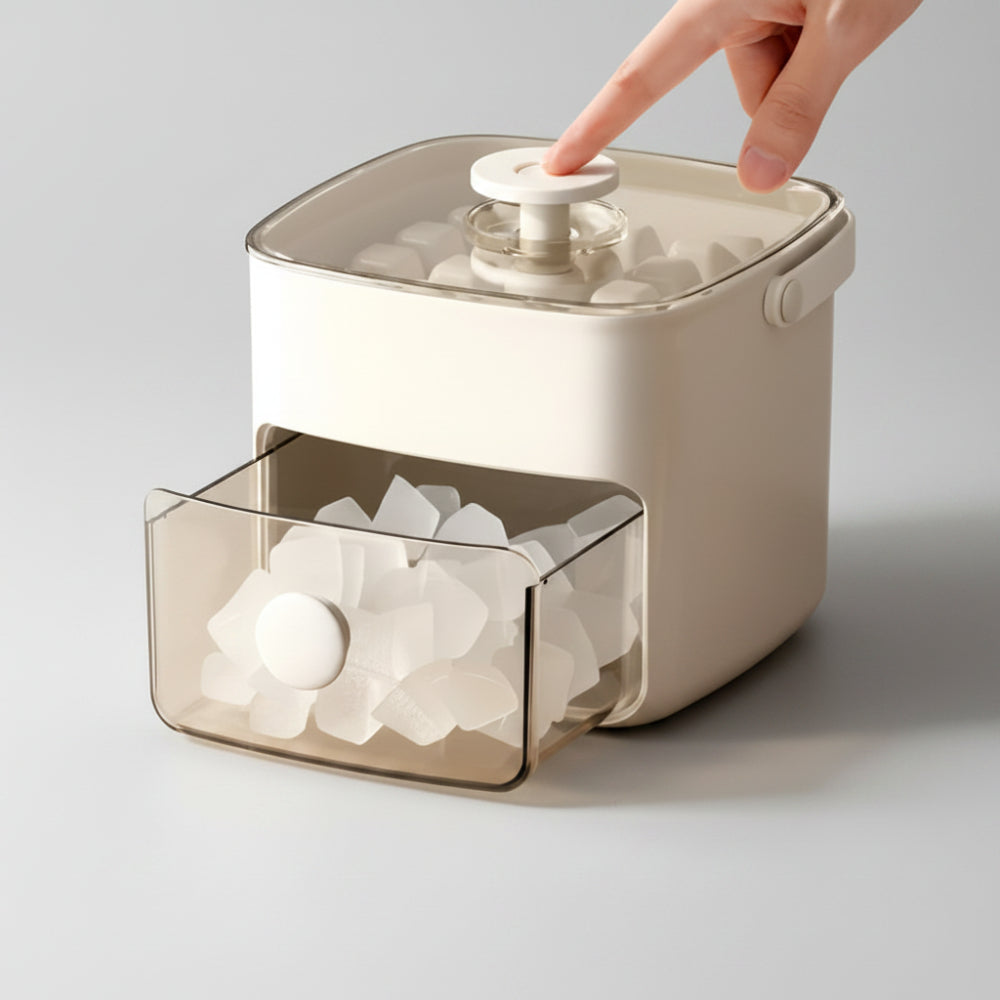Compact Ice Cube Maker for Home and Office – Quick and Quiet Production