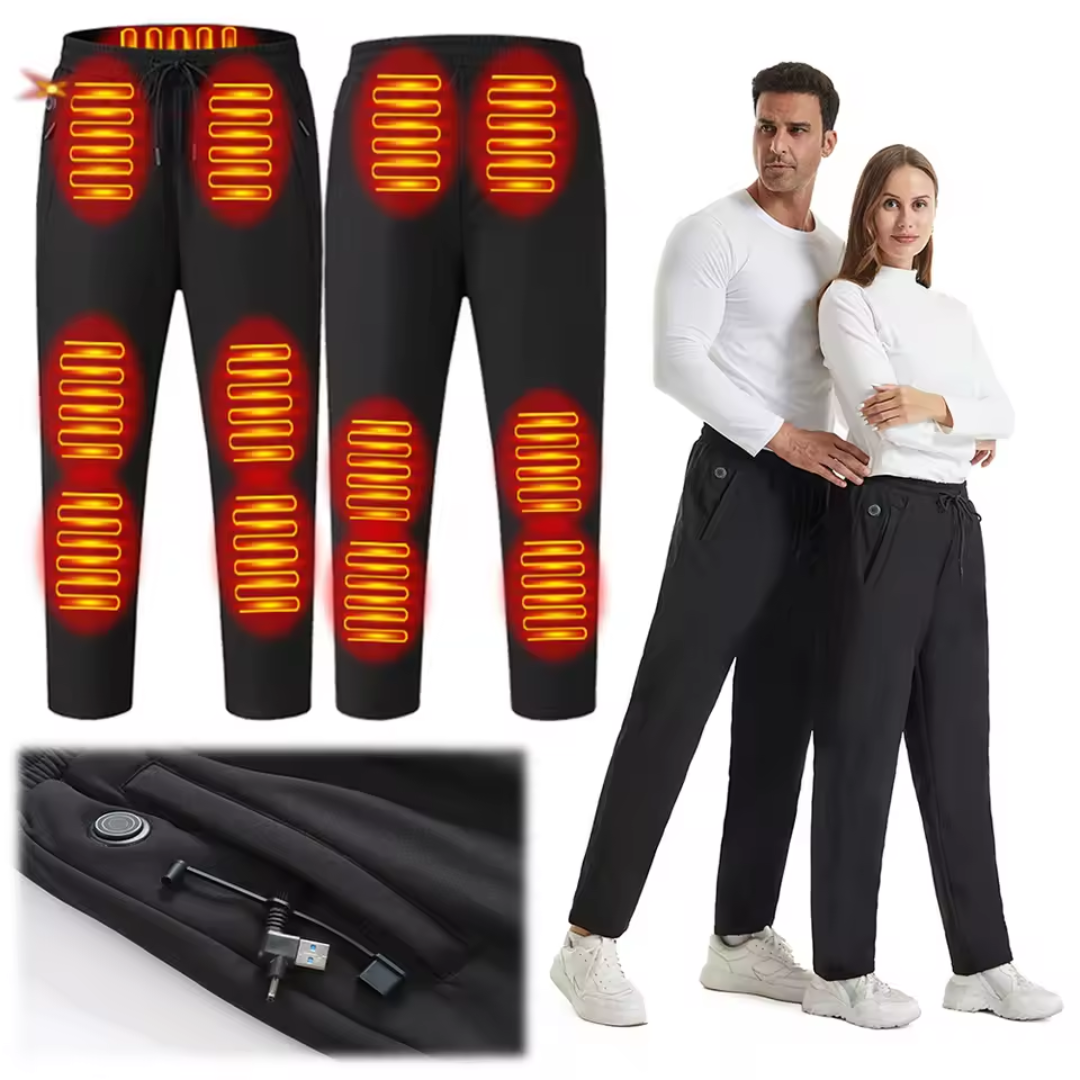 USB Heated Thermal Pants for Winter - Unisex Clothing