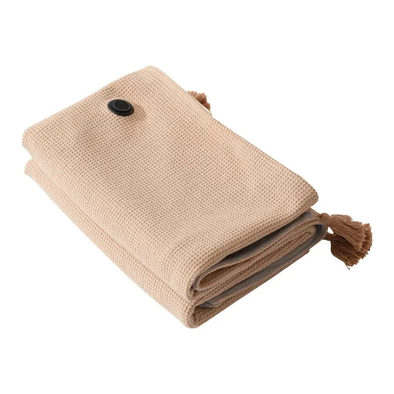 Portable Electric Throw Blanket – Soft Fleece with 3 Heat Levels