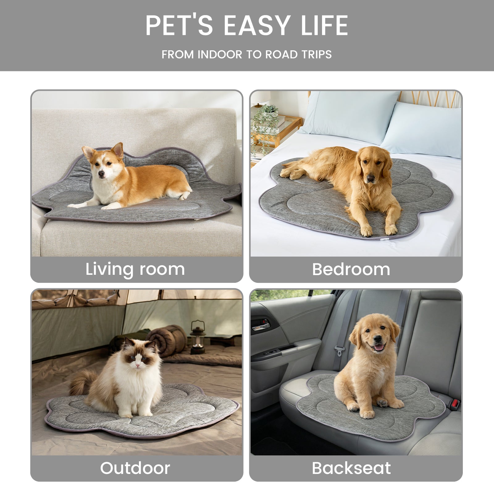 Cooling Dog Mat for Instant Relief – Waterproof and Non-Slip Comfort