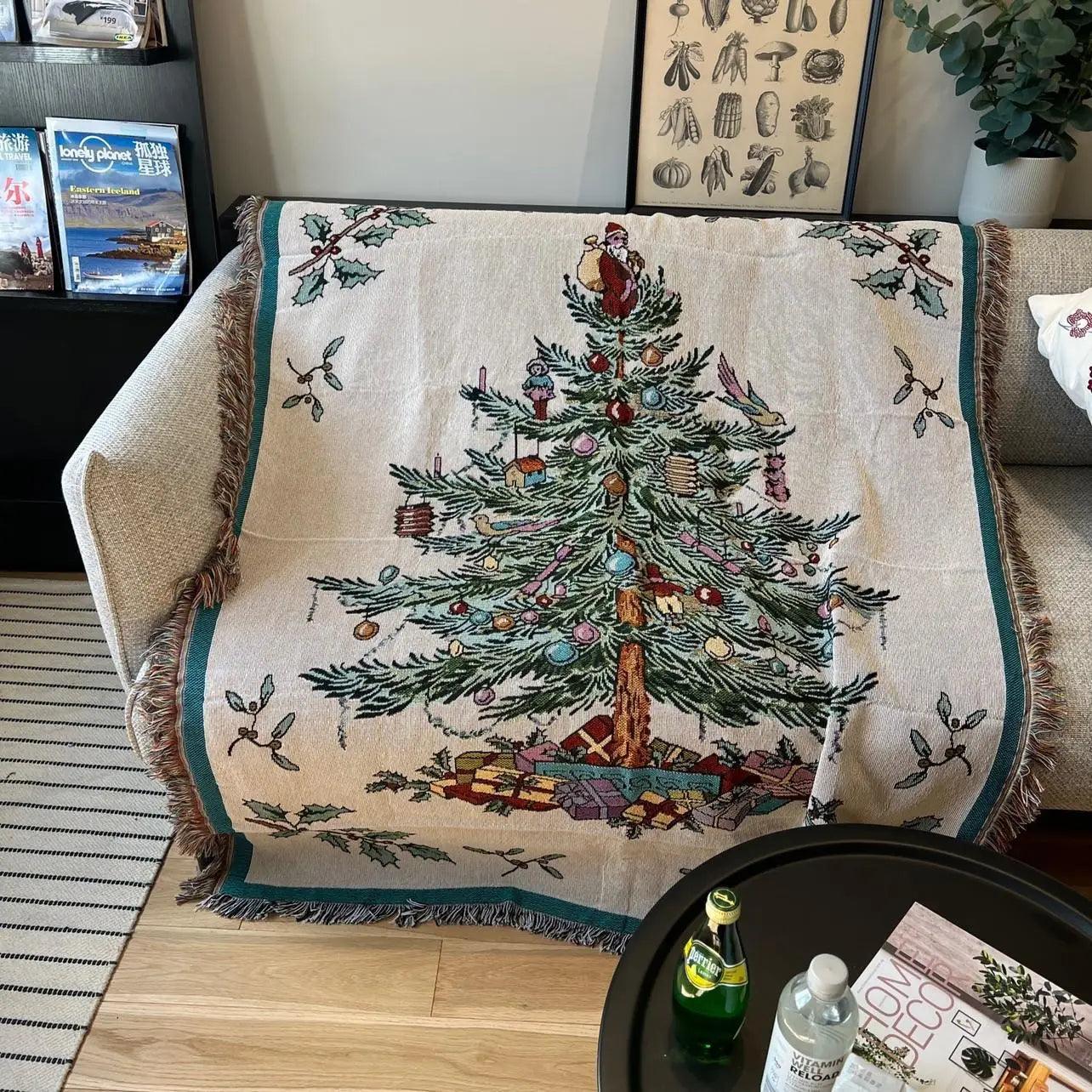 Soft Fleece Blanket for Christmas – Nutcracker and Star Design
