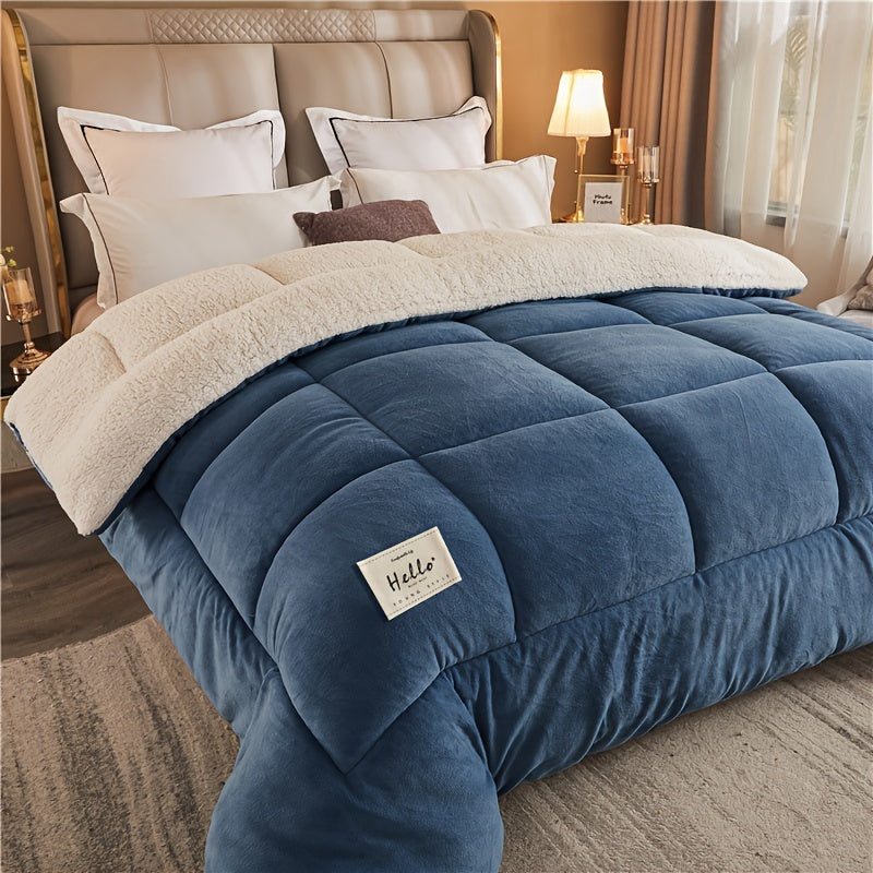 Three-Layer Soft Bedspread – Reversible Blanket with Thermal Insulation