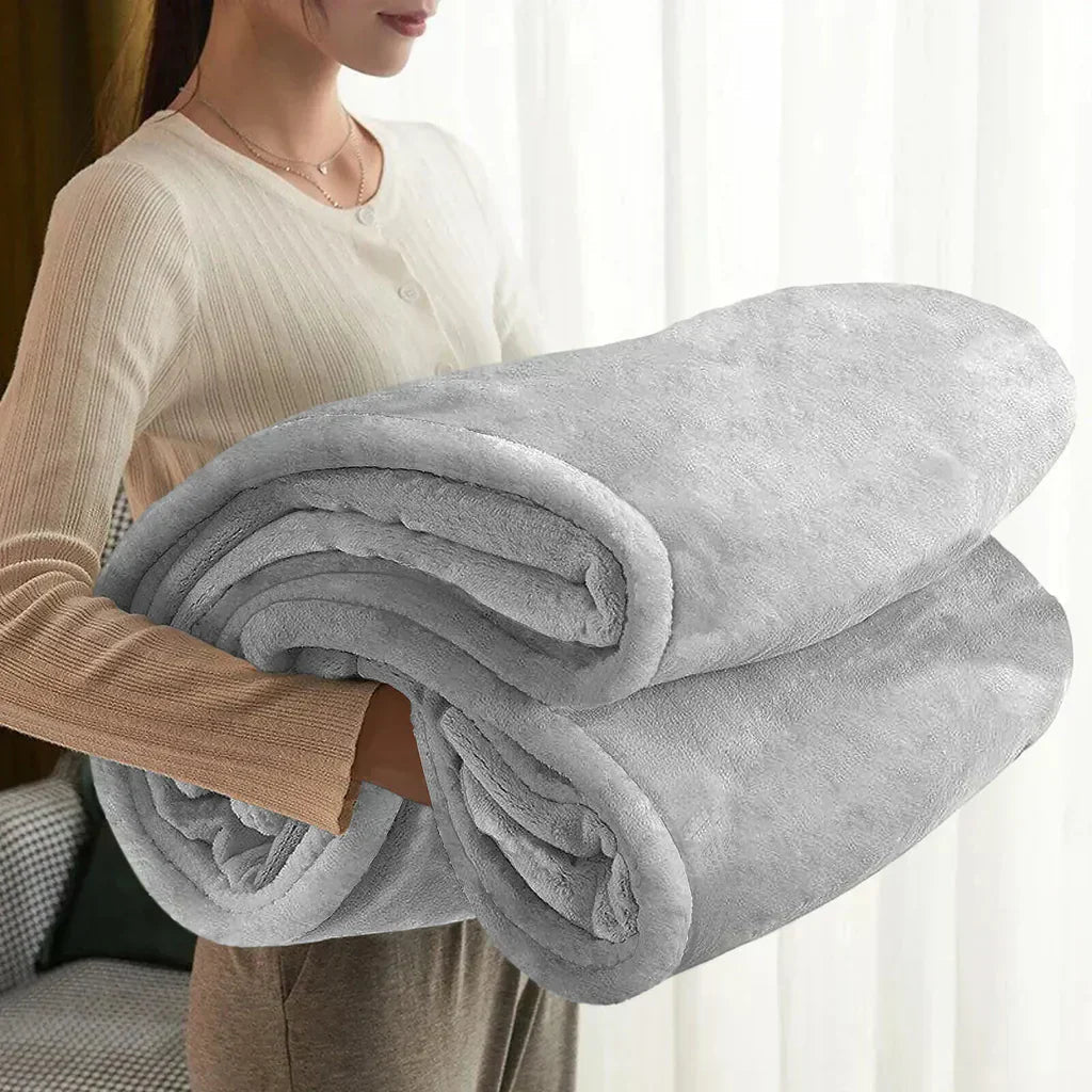 Soft Plush Fleece Blanket for All-Season Comfort