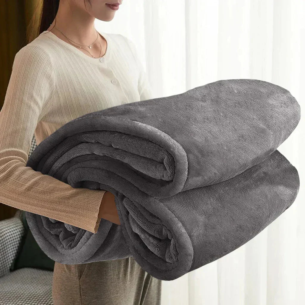 Soft Plush Fleece Blanket for All-Season Comfort