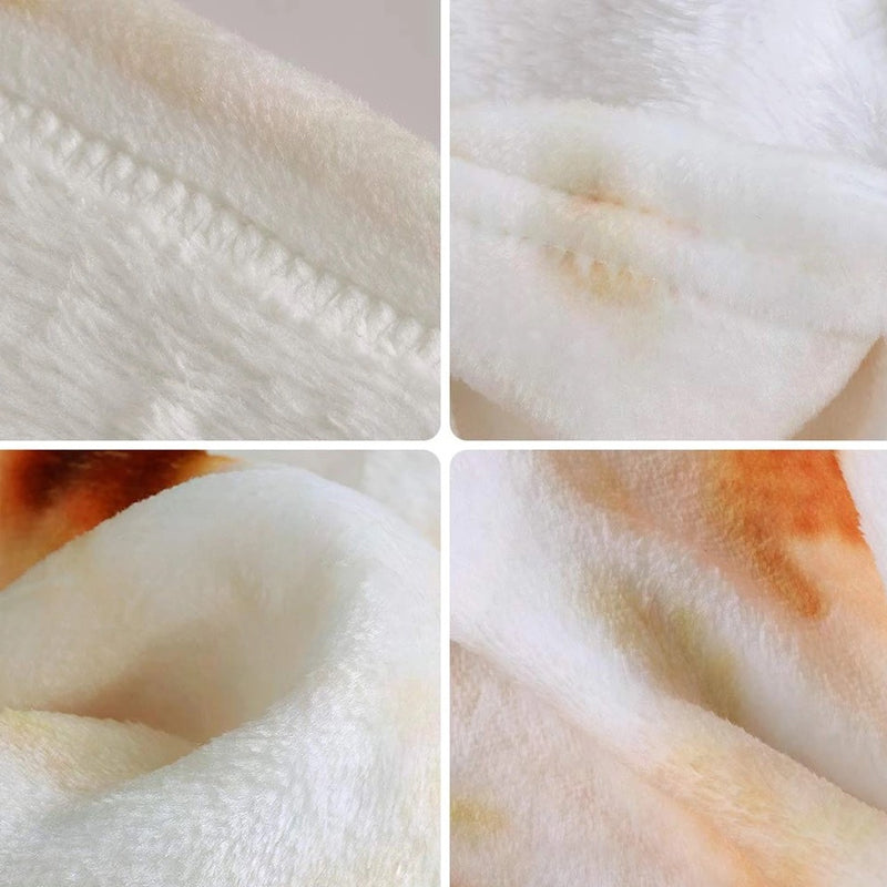 Soft Plush Throw Blanket – Cozy Fleece for All Seasons with Versatile Design