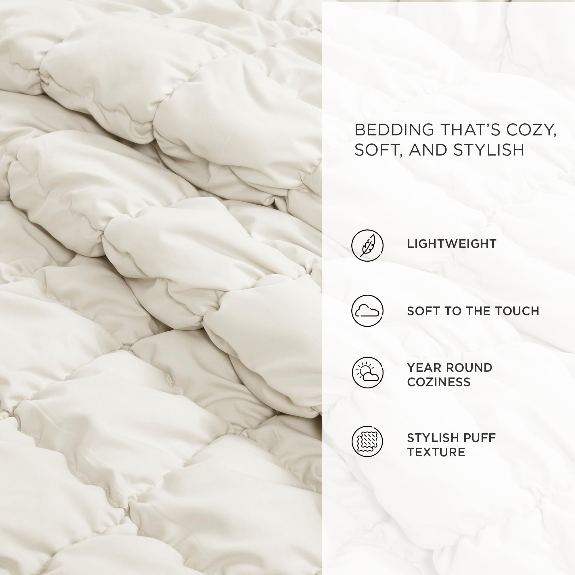 Plush Microfiber Comforter Set – Soft All-Season Bedding for Cozy Comfort