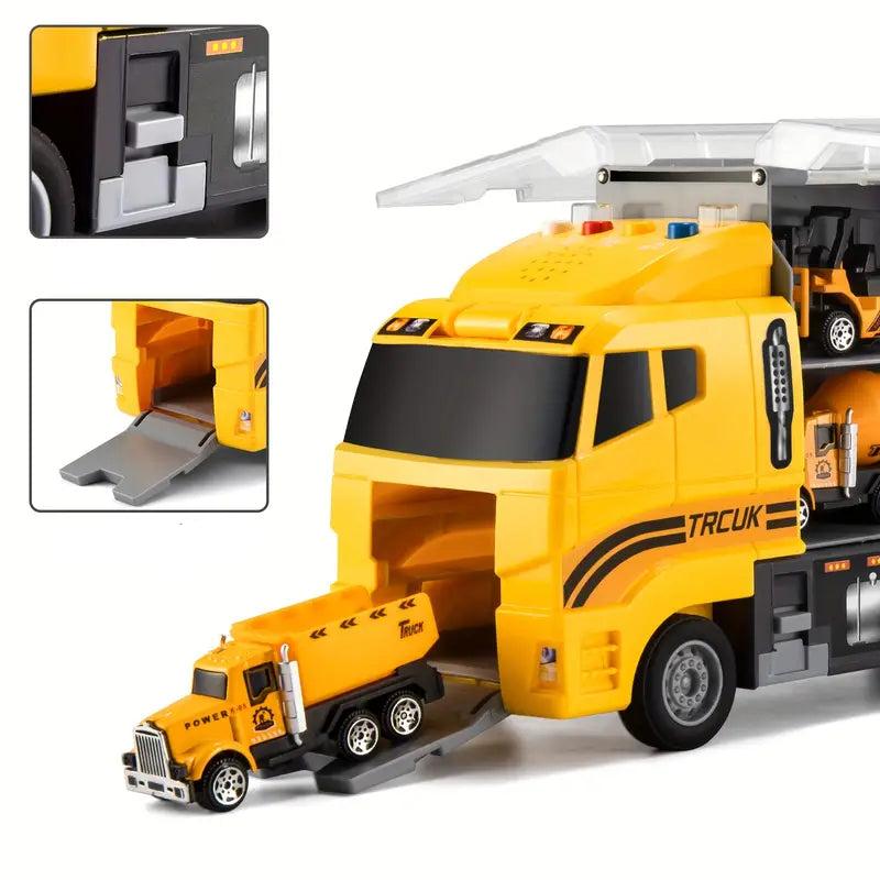STEM Learning Construction Toy Set with Vehicles and Tools for Ages 3+