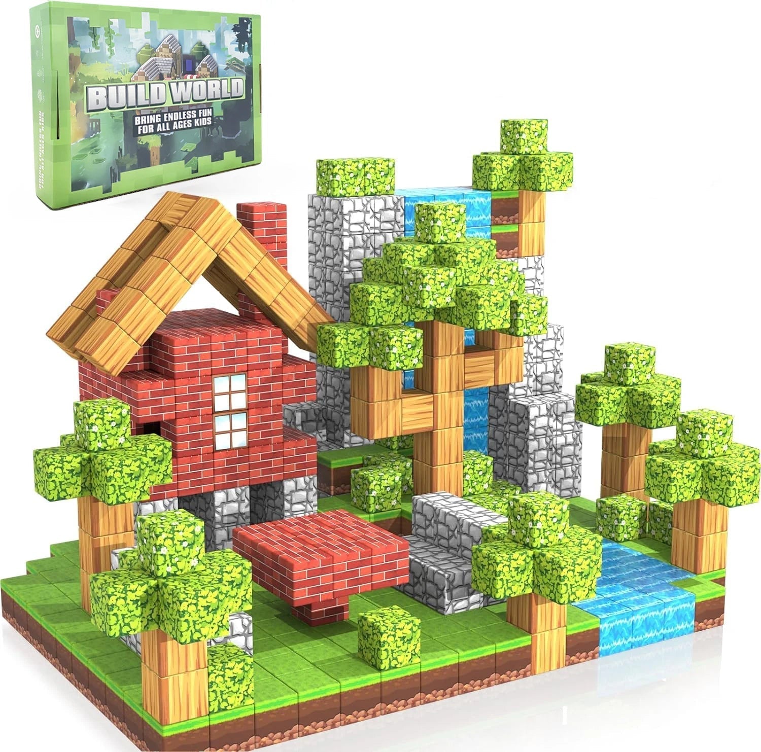 Magnetic Building Blocks Set for Kids | STEM Learning Educational Toy