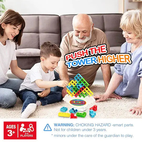 Magnetic Balance Toy with Tetris Design | Engaging Cognitive Play