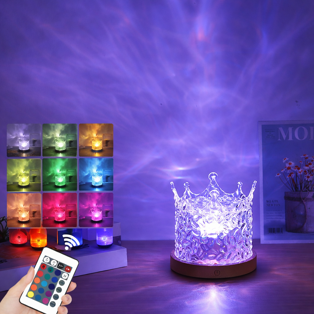 Multicolor Ambient Cube Projector for Serene Spaces