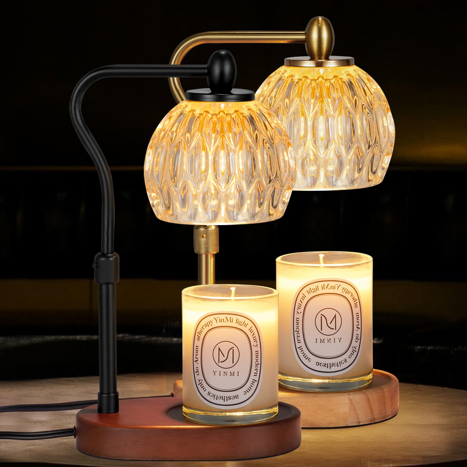 Elegant Aroma Lamp with Adjustable Heat for Home Ambiance