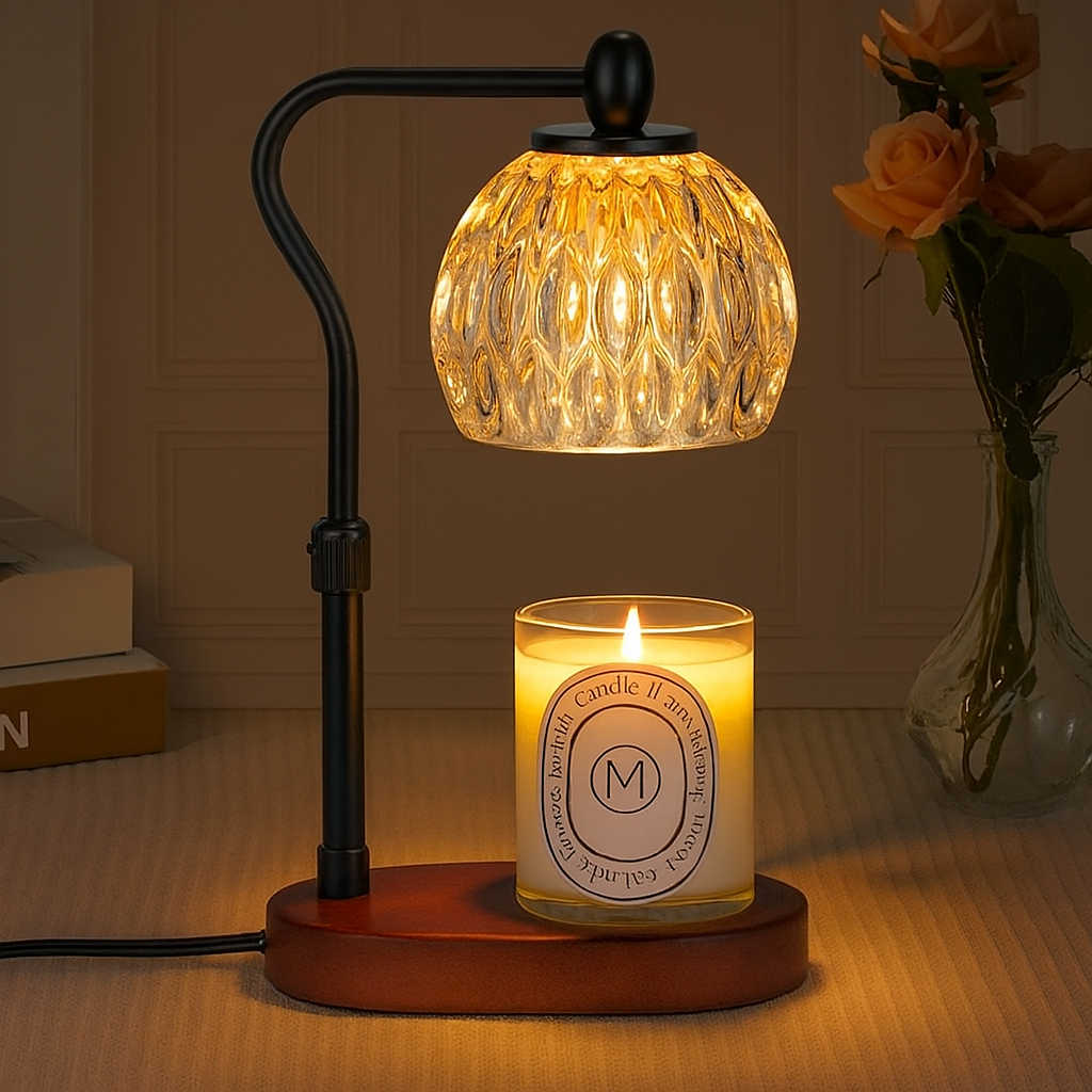 Elegant Aroma Lamp with Adjustable Heat for Home Ambiance