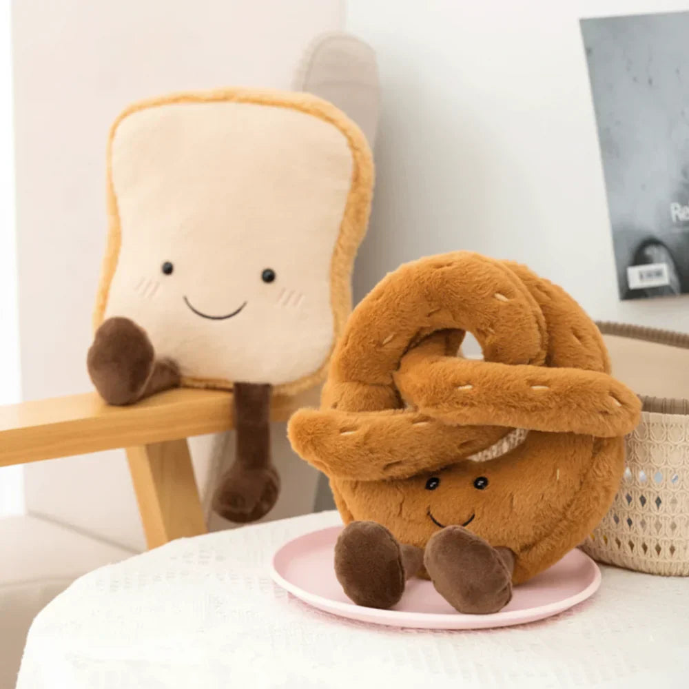 Charming Food-Themed Plush Pillows for All Ages