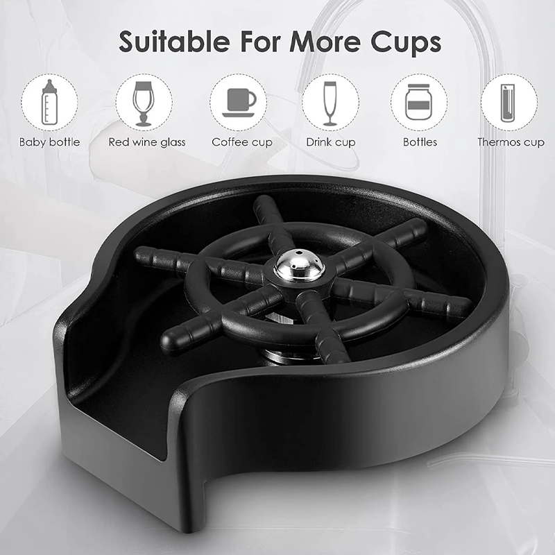 Automatic Cup Washer with High-Pressure Nozzle for Home & Business