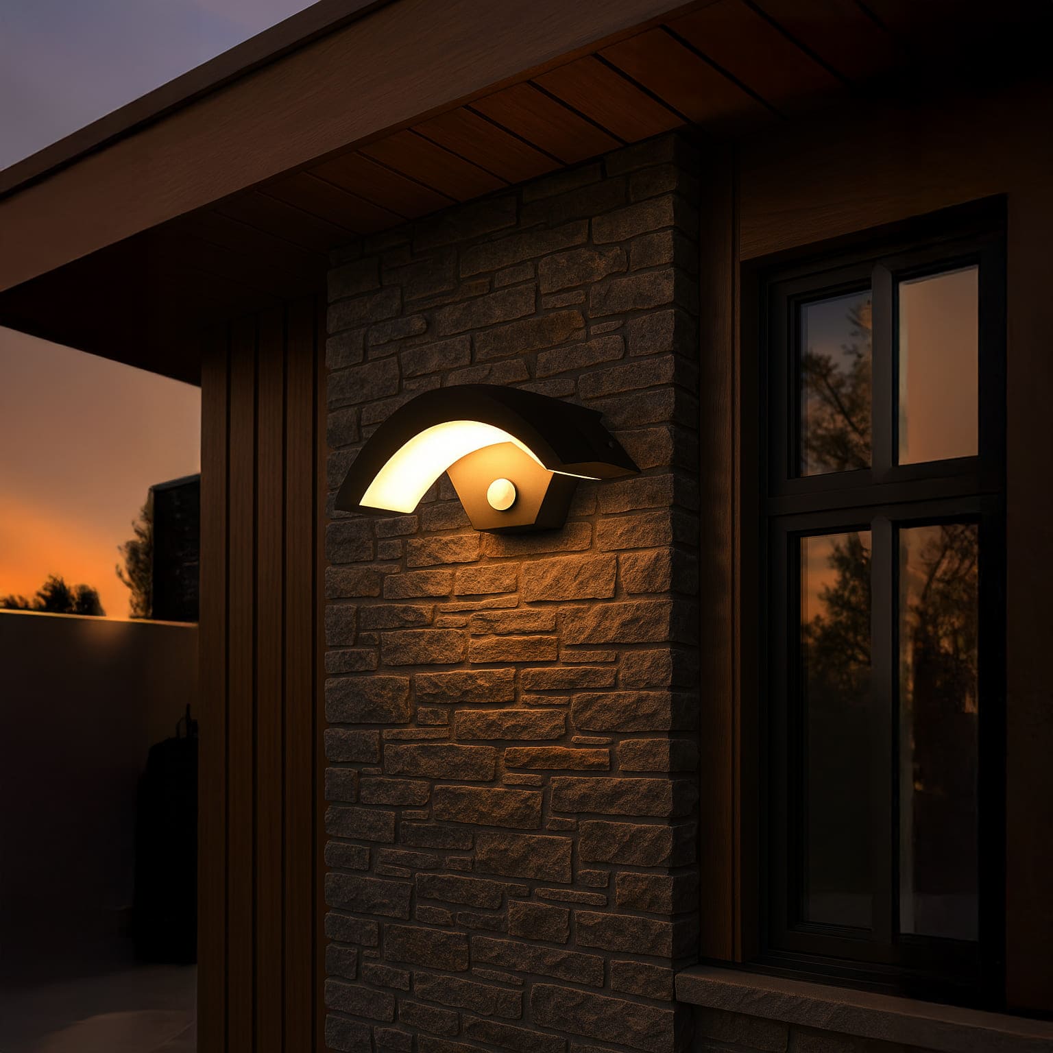 LumoGuard Smart Motion Sensor Outdoor Wall Light