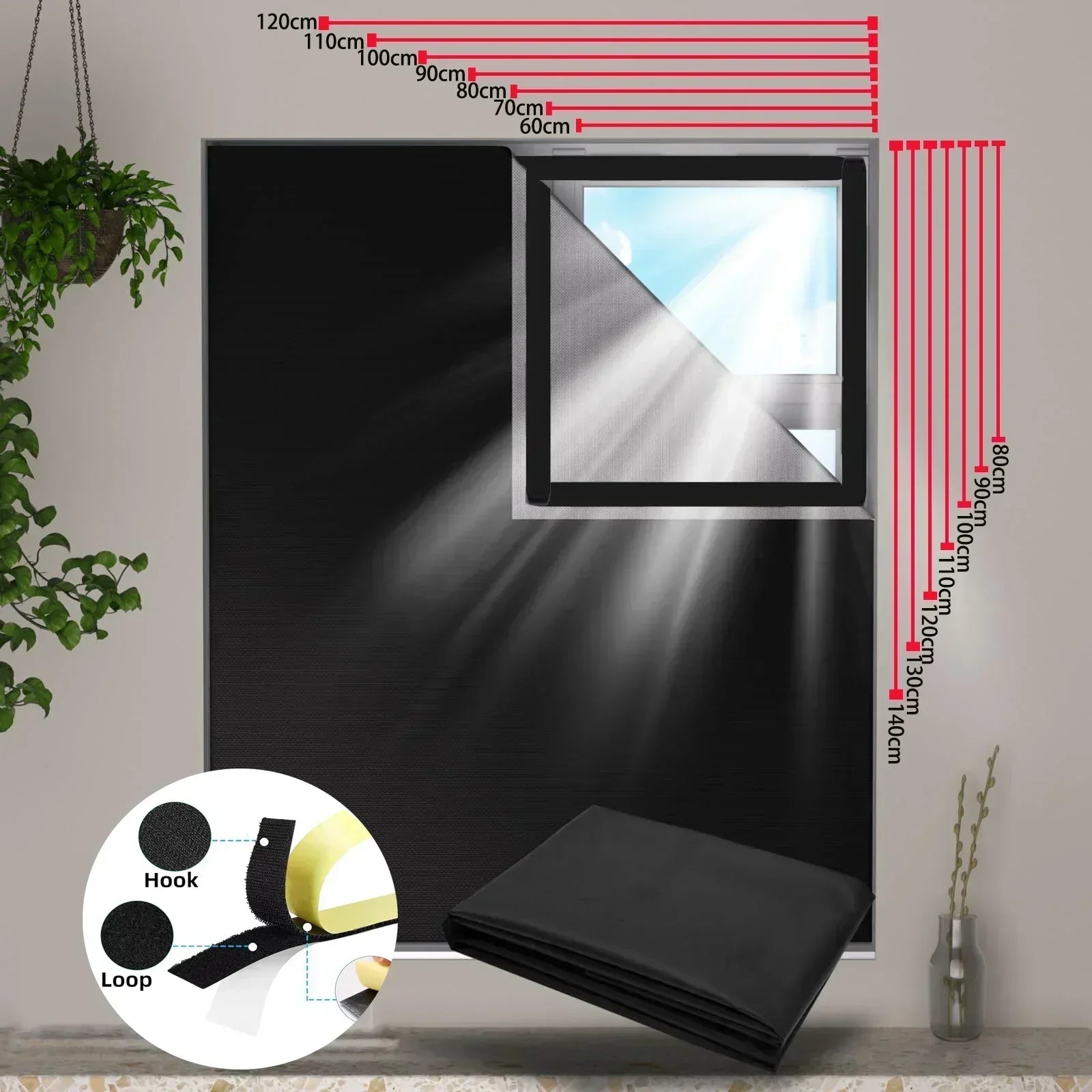 ShadowGuard Customizable Blackout Curtain for Total Light Control