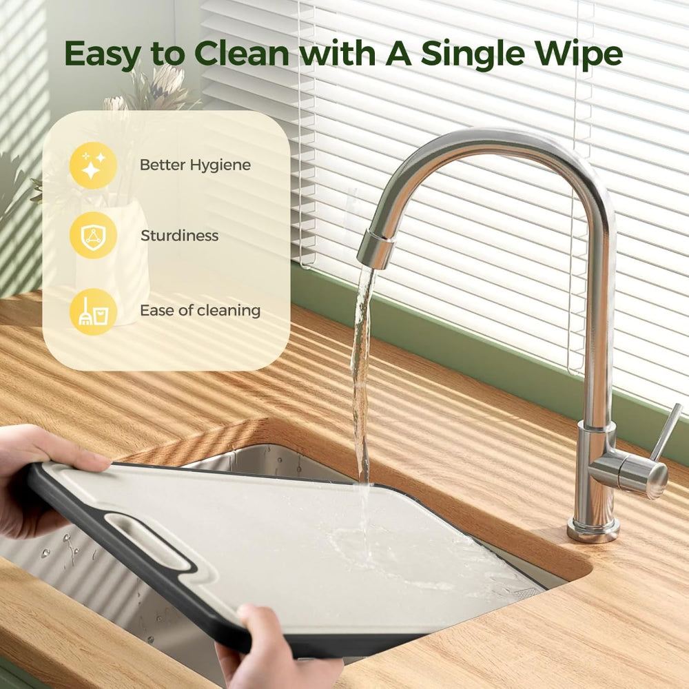 Versatile Dual-Surface Kitchen Chopping Board