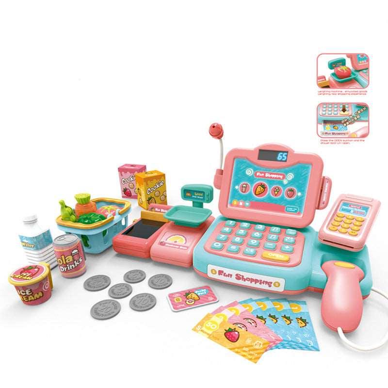 Kids' Play Cash Register Toy for Pretend Shopping Fun