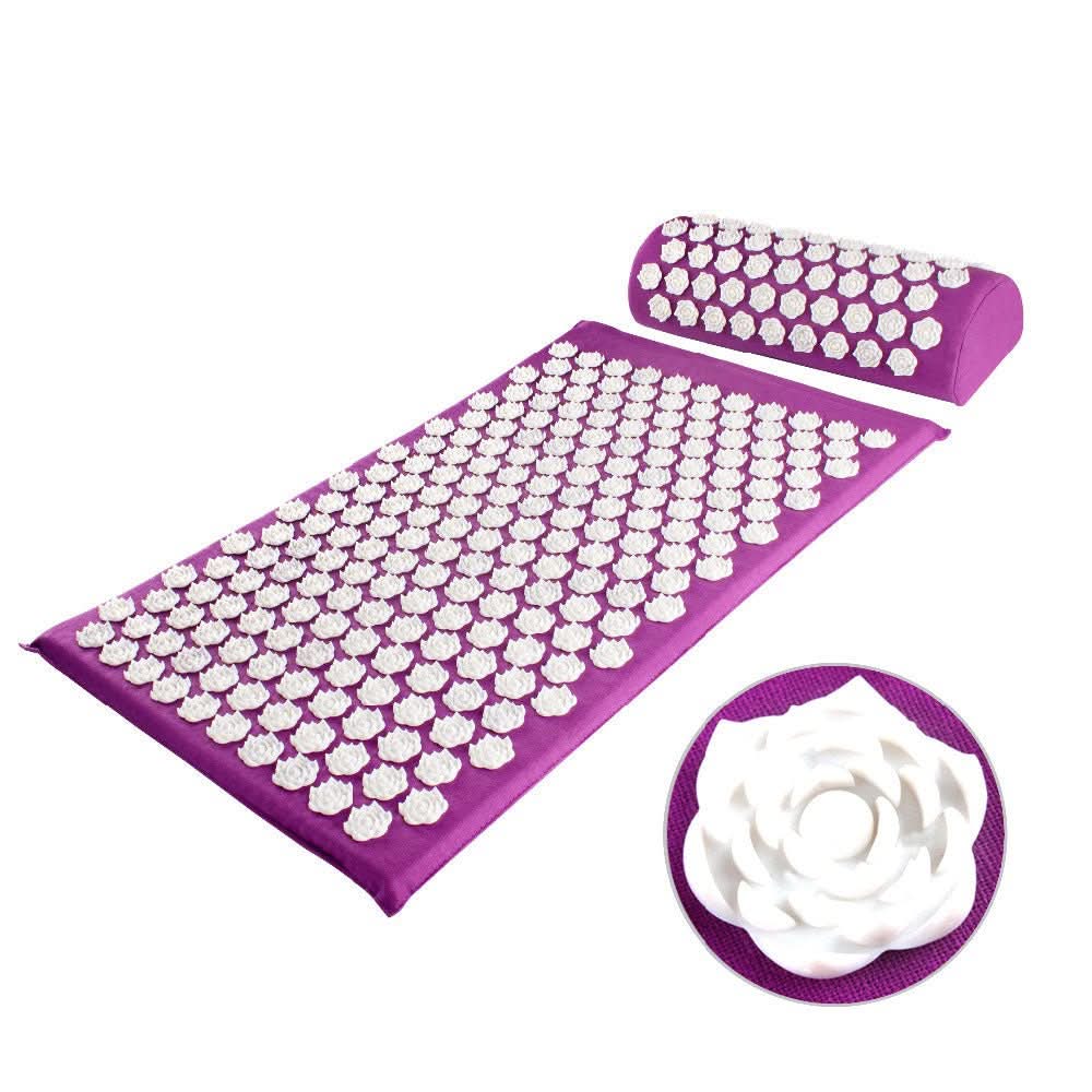 SerenityTouch Acupressure Mat and Pillow Duo for Total Relaxation