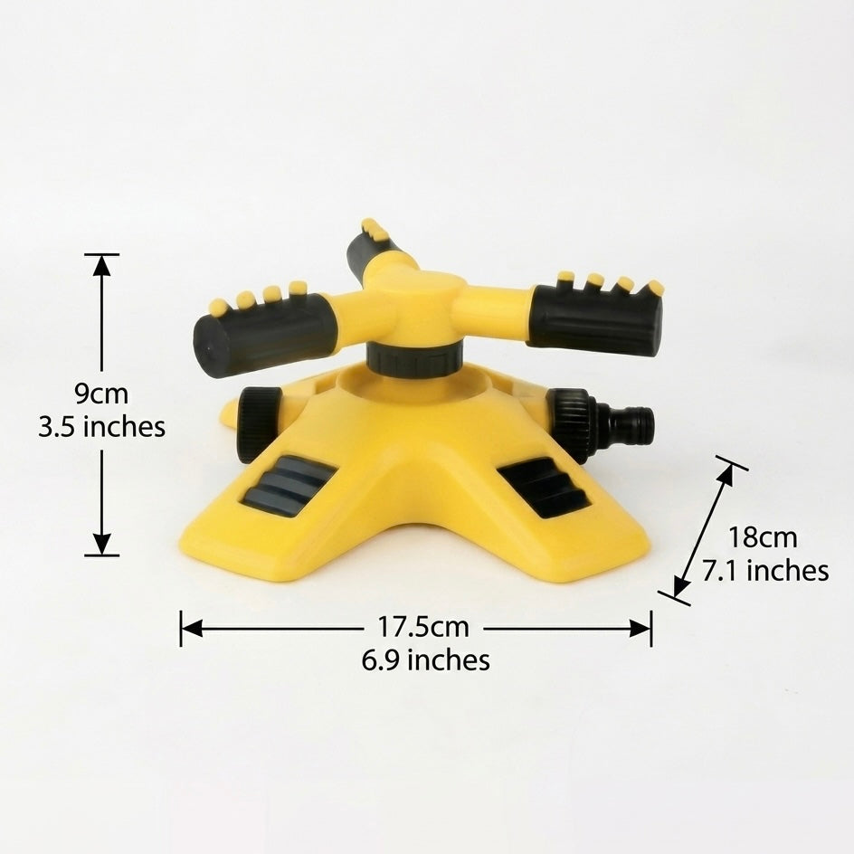 360-Degree Rotating Garden Sprinkler with 4 Adjustable Nozzles