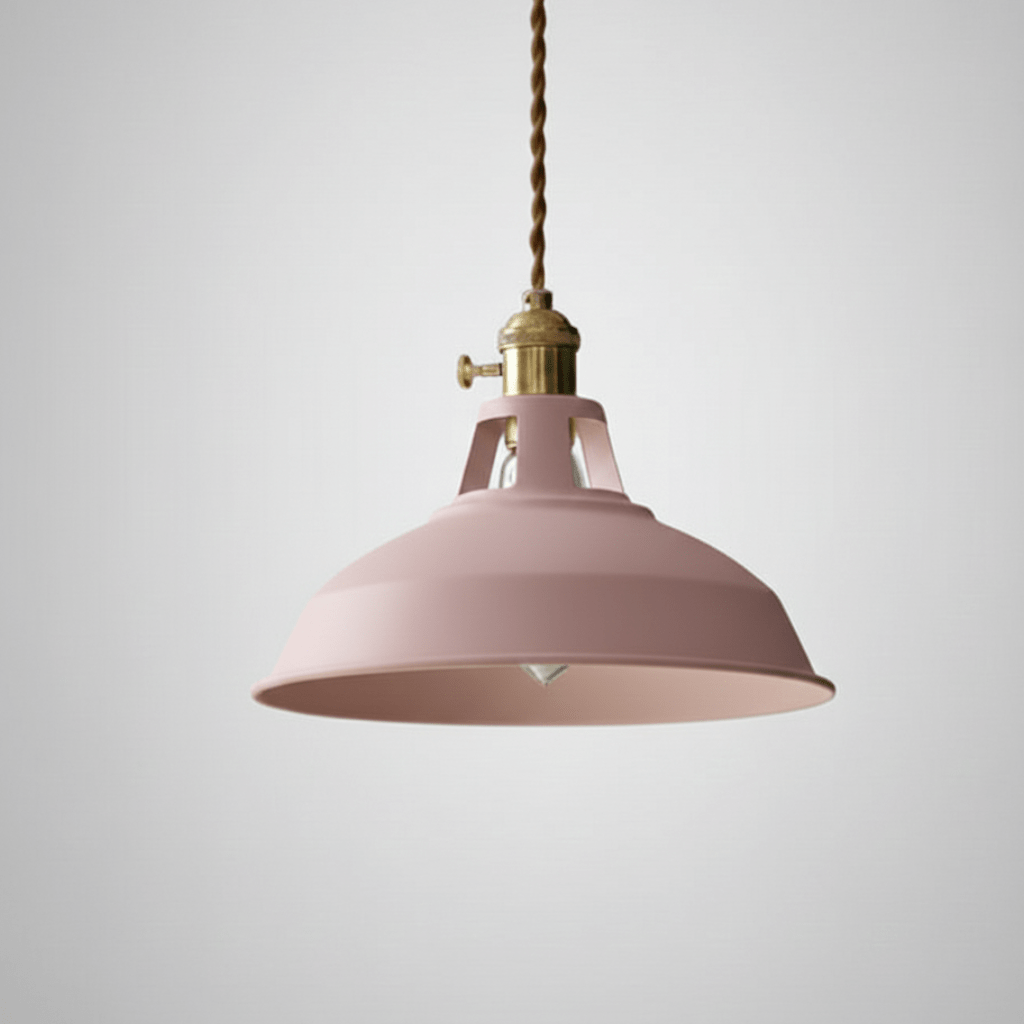 Rustic Elegance Steel Pendant Light for Dining and Lofts