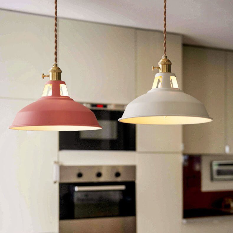 Rustic Elegance Steel Pendant Light for Dining and Lofts