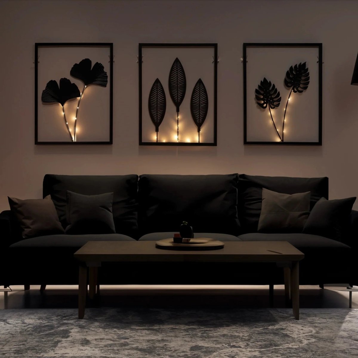 MoodGlow Color-Changing LED Frame Light Set for Every Space