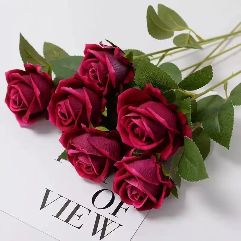 Luxora Velvet Faux Roses for Romantic Décor and Gifting