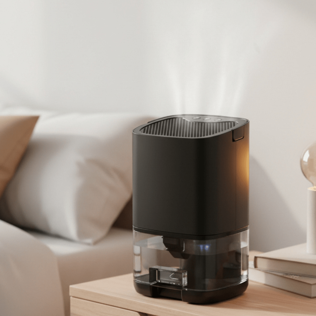 LumiDry Compact Portable Dehumidifier with Mood Lighting