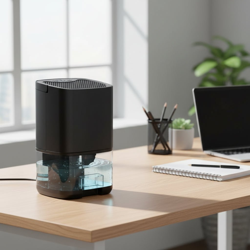 LumiDry Compact Portable Dehumidifier with Mood Lighting
