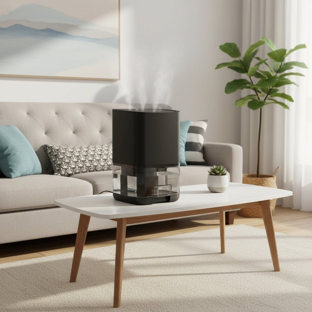 LumiDry Compact Portable Dehumidifier with Mood Lighting